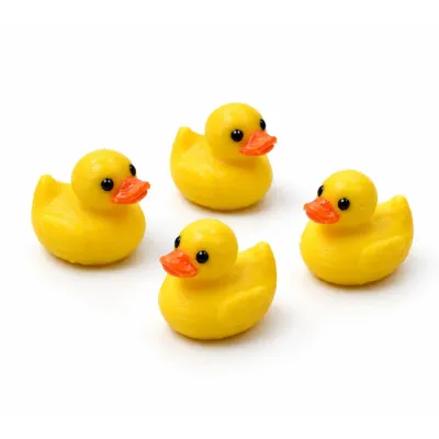 Accessoire 3D canard jaune mignon pour personnaliser des chaussures à trous compatibles Crocs