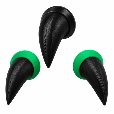 6 accessoires 3D griffes Raptor multicolores pour personnaliser des chaussures à trous compatibles Crocs