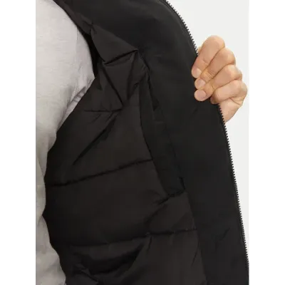 Veste matelassée Tommy Jeans Essential Padded Jacket noire pour homme, DM0DM19661-BDS, en polyamide avec coupe Regular Fit