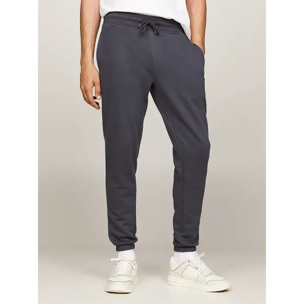 TOMMY FLAG EMBROIDERY CUFFED SLIM JOGGERS