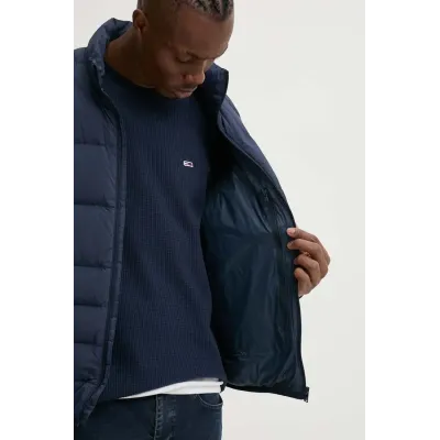 Doudoune légère Tommy Jeans homme Packable LT Down Jacket bleu marine DM0DM20686-C1G en duvet et plumes naturelles