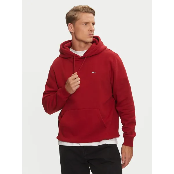 FLAG EMBROIDERY FLEECE DRAWSTRING HOODY