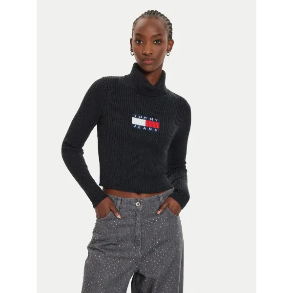 ROLL NECK SLIM JUMPER WITH WOOL