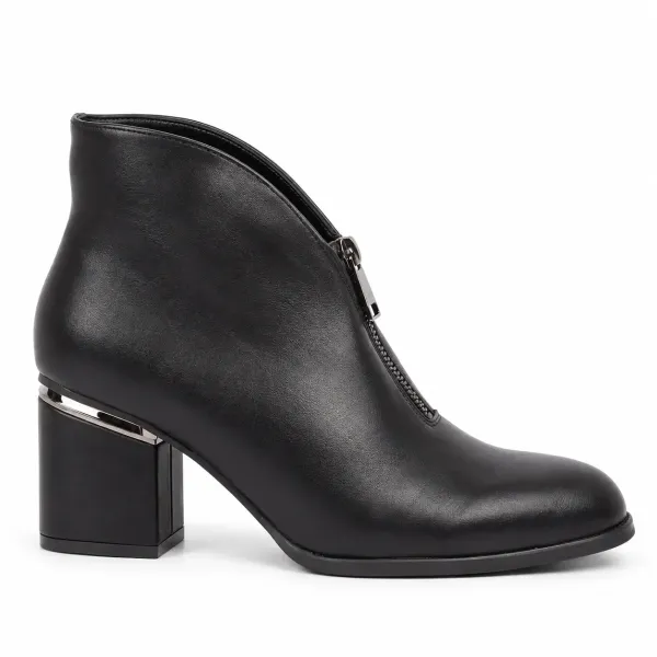 BOTTINES FEMME NOIRES À TALON