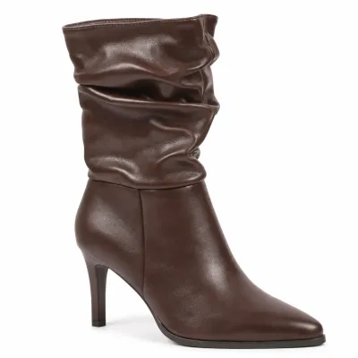 Bottines femme marron S-PDW-26-M à bout pointu