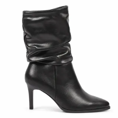 Bottines femme noires S-PDW-26-N à bout pointu