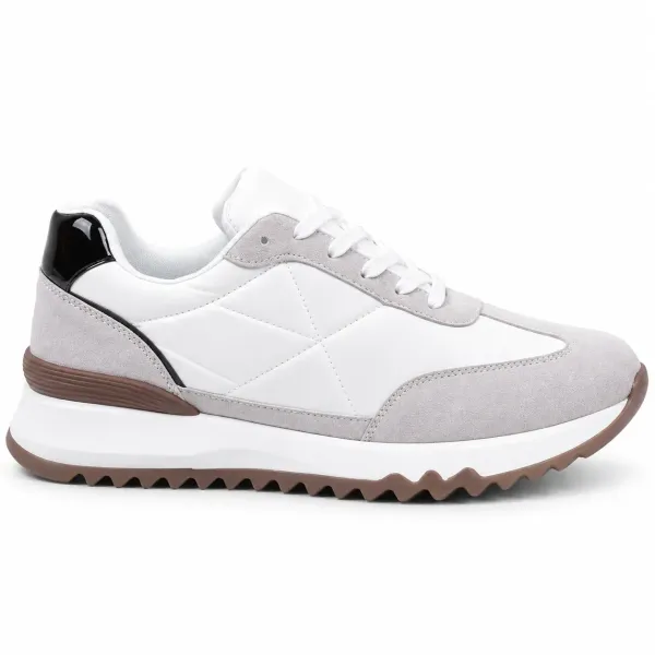 SNEAKERS HOMME BLANCHES ET GRISES
