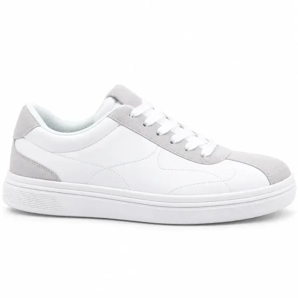SNEAKERS HOMME BLANCHES ET GRISES