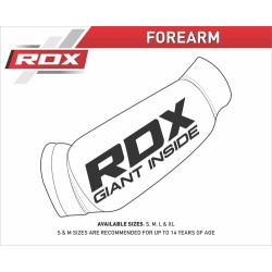 FR RED FOREARM PADS HYP-FRN