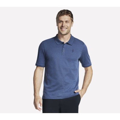 SKECHERS OFF DUTY POLO TP43/NVY BLEU