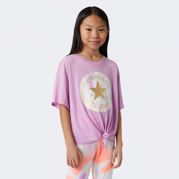 BOXY GRAPHIC TIE TOP