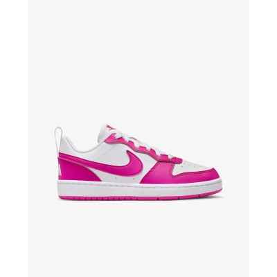 Nike Court Borough Low Recraft GS rose/blanc - Référence DV5456-123 - Style sportif et tendance pour fille. Nike Court Borough Low Recraft GS rose/blanc - Référence DV5456-123 - Style sportif et tendance pour fille.