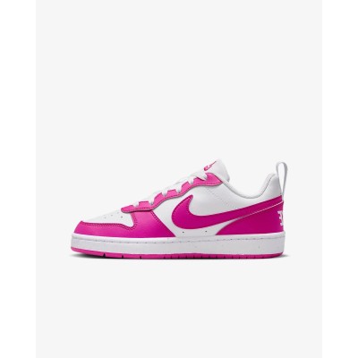 Nike Court Borough Low Recraft GS rose/blanc - Référence DV5456-123 - Style sportif et tendance pour fille. Nike Court Borough Low Recraft GS rose/blanc - Référence DV5456-123 - Style sportif et tendance pour fille.