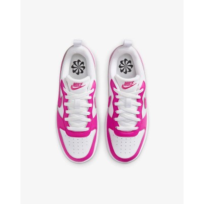 Nike Court Borough Low Recraft GS rose/blanc - Référence DV5456-123 - Style sportif et tendance pour fille. Nike Court Borough Low Recraft GS rose/blanc - Référence DV5456-123 - Style sportif et tendance pour fille.