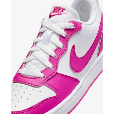 Nike Court Borough Low Recraft GS rose/blanc - Référence DV5456-123 - Style sportif et tendance pour fille. Nike Court Borough Low Recraft GS rose/blanc - Référence DV5456-123 - Style sportif et tendance pour fille.
