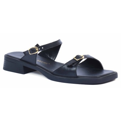 Mule femme Andrea Bruni noir - Référence AB-206-1-N - Élégance et confort en cuir véritable. Mule femme Andrea Bruni noir - Référence AB-206-1-N - Élégance et confort en cuir véritable.