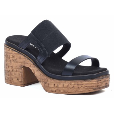 Sabot femme noir Andrea Bruni - Référence AB-354-1-NOIR - Élégance et confort en cuir véritable. Sabot femme noir Andrea Bruni - Référence AB-354-1-NOIR - Élégance et confort en cuir véritable.