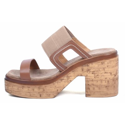 Sabot femme marron Andrea Bruni - Référence AB-354-1-Marron- Élégance et confort en cuir véritable. Sabot femme marron Andrea Bruni - Référence AB-354-1-Marron- Élégance et confort en cuir véritable.