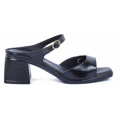 Sabot femme noir à mi-talon Andrea Bruni modèle AB-518-52-N Sabot femme noir à mi-talon Andrea Bruni modèle AB-518-52-N