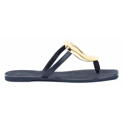 Mule femme noir en cuir Andrea Bruni modèle AB-666-3-N Mule femme noir en cuir Andrea Bruni modèle AB-666-3-N