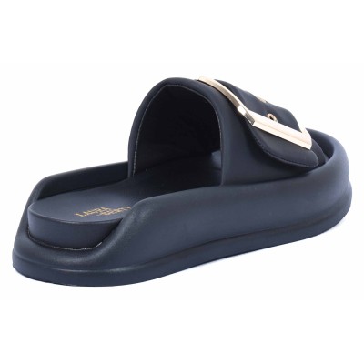 Mule femme noire Laura Berti modèle LB-6441-1-N