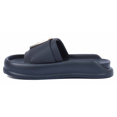 Mule femme noire Laura Berti modèle LB-6441-1-N