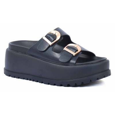 Mule femme noire Laura Berti modèle LB-7990-18-N Mule femme noire Laura Berti modèle LB-7990-18-N