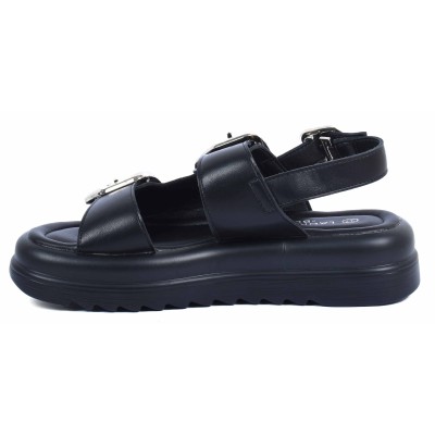 Sandale femme noire Laura Berti modèle LB-929-1-N