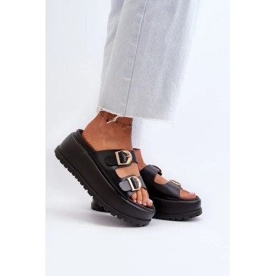 Mule femme noire Laura Berti modèle LB-7990-18-N Mule femme noire Laura Berti modèle LB-7990-18-N