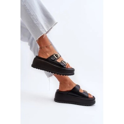 Mule femme noire Laura Berti modèle LB-7990-18-N Mule femme noire Laura Berti modèle LB-7990-18-N