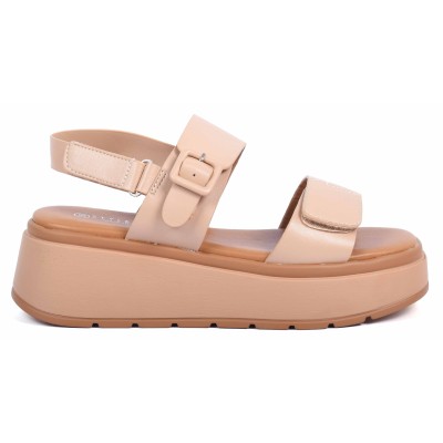 Sandales compensées kaki STYLETTX - Référence STX-278-7-K Sandales compensées kaki STYLETTX - Référence STX-278-7-K