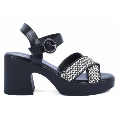 Sandales femme noires STYLETTX - Référence STX-8076-29-N