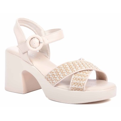 Sandales femme blanches STYLETTX - Référence STX-8076-29-BC Sandales femme blanches STYLETTX - Référence STX-8076-29-BC