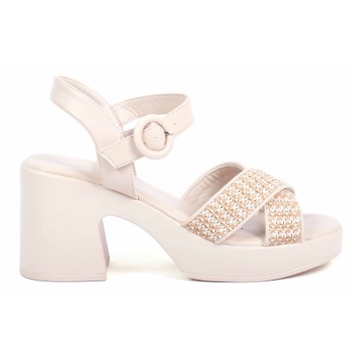 Sandales femme blanches STYLETTX - Référence STX-8076-29-BC Sandales femme blanches STYLETTX - Référence STX-8076-29-BC