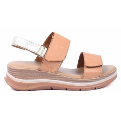Sandale femme camel en cuir Andrea Bruni modèle AB-121-1-C Sandale femme camel en cuir Andrea Bruni modèle AB-121-1-C