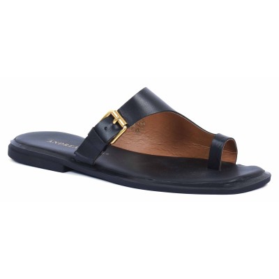 Sandale femme noir en cuir Andrea Bruni modèle AB-601-22-N Sandale femme noir en cuir Andrea Bruni modèle AB-601-22-N