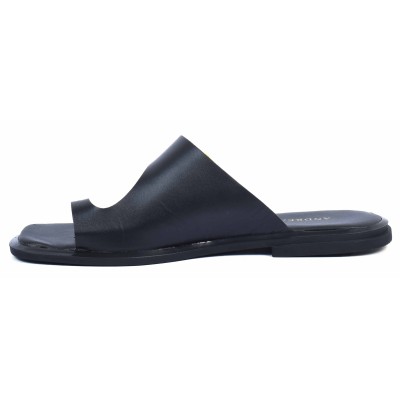 Sandale femme noir en cuir Andrea Bruni modèle AB-601-22-N Sandale femme noir en cuir Andrea Bruni modèle AB-601-22-N
