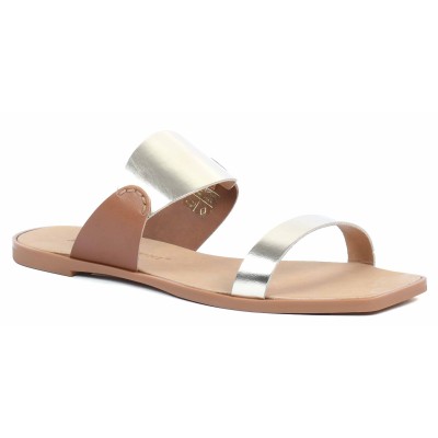 Sandale femme dorée en cuir Andrea Bruni modèle AB-666-6-DO Sandale femme dorée en cuir Andrea Bruni modèle AB-666-6-DO