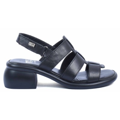 Sandale femme noire en cuir Marco Moda modèle MM-500-N Sandale femme noire en cuir Marco Moda modèle MM-500-N