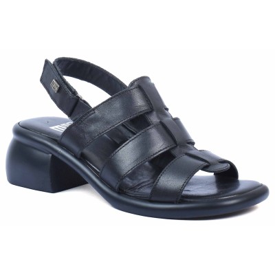 Sandale femme noire en cuir Marco Moda modèle MM-500-N Sandale femme noire en cuir Marco Moda modèle MM-500-N