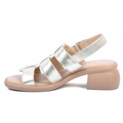 Sandale femme dorée en cuir Marco Moda modèle MM-500-DO Sandale femme dorée en cuir Marco Moda modèle MM-500-DO