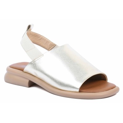 Sandale femme dorée en cuir Marco Moda modèle MM-223-DO Sandale femme dorée en cuir Marco Moda modèle MM-223-DO