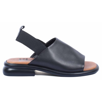 Sandale femme noire en cuir Marco Moda modèle MM-223-N Sandale femme noire en cuir Marco Moda modèle MM-223-N