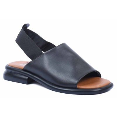 Sandale femme noire en cuir Marco Moda modèle MM-223-N Sandale femme noire en cuir Marco Moda modèle MM-223-N