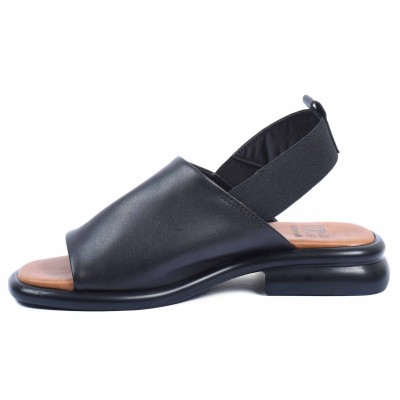 Sandale femme noire en cuir Marco Moda modèle MM-223-N Sandale femme noire en cuir Marco Moda modèle MM-223-N