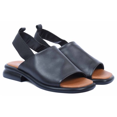 Sandale femme noire en cuir Marco Moda modèle MM-223-N Sandale femme noire en cuir Marco Moda modèle MM-223-N