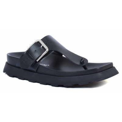 Mule femme noir en cuir Andrea Bruni modèle AB-DB7-N Mule femme noir en cuir Andrea Bruni modèle AB-DB7-N