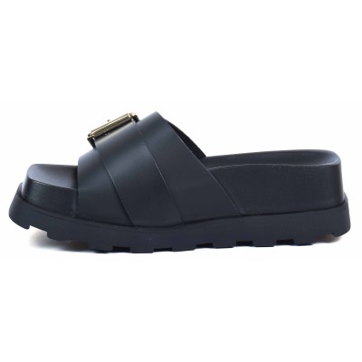 Mule femme noir en cuir Andrea Bruni modèle AB-DB8-N Mule femme noir en cuir Andrea Bruni modèle AB-DB8-N