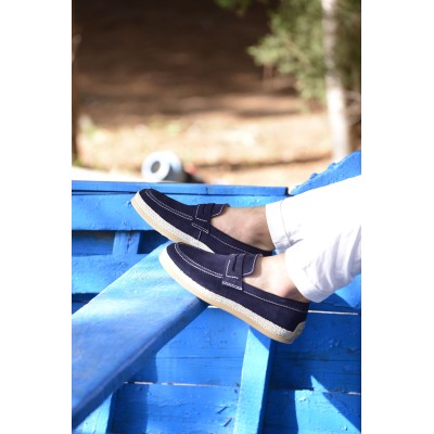 Mocassin en cuir homme style Elito - Élégance et confort au quotidien Mocassin en cuir homme style Elito - Élégance et confort au quotidien