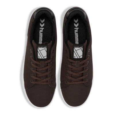 Basket homme Hummel COURT LINE WT – Réf. 225946-8071 – Couleur marron, chaussure tendance et confortable.